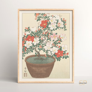 Poster Ohara Koson Flower Azalea Art japonais Floral