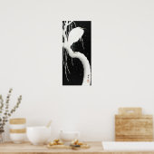 Poster Ohara Koson Heron en neige (Cuisine)
