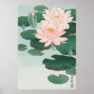 Poster Ohara Koson Water Lily (1920 - 1930)