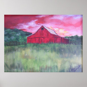 Poster Ohio Barn