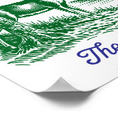 Poster Ohio Buckeye State Deer & Nature Design (Coin)