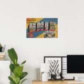 Poster Ohio (Capitale d'Etat/Fleur) - Scène aux grandes l (Bureau à domicile)