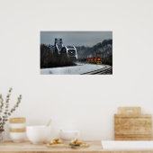 Poster Ohio Crossing en hiver (Cuisine)