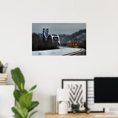 Poster Ohio Crossing en hiver (Bureau à domicile)