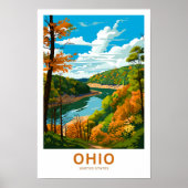 Poster Ohio États-Unis Imprimer (Devant)