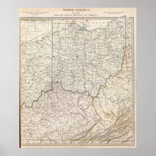Poster Ohio, Kentucky, Virginie (Devant)