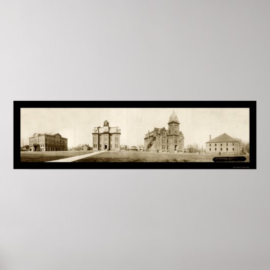 Poster Ohio Northern University Ada Photo 1912 (Devant)