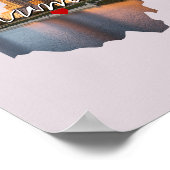 Poster Ohio State Photo insert and town name (Coin)