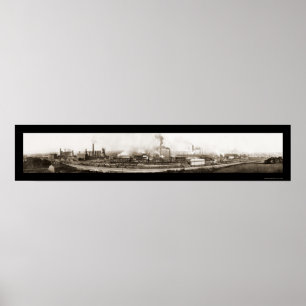 Poster Ohio Steel Works Photo 1910