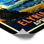 Poster Ohio Total Solar Eclipse 2024 Starry Night Van Gog (Coin)