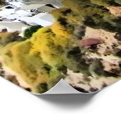 Poster Oia, Santorin (Coin)