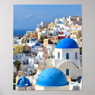 Poster Oia, Santorini - Greek Island