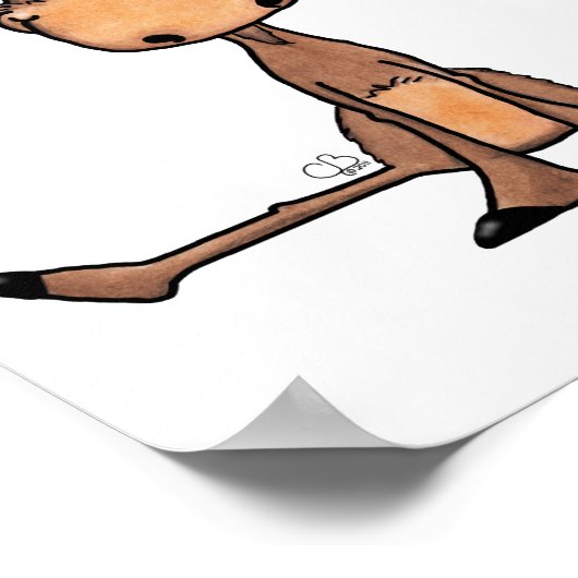 Poster Oie assise (Coin)