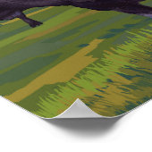 Poster Oie avec MountainWyoming (Coin)