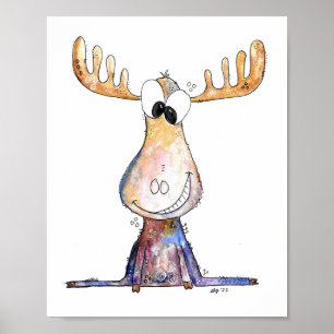 Poster Oie blanche mignonne