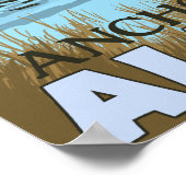 Poster Oie Boire au lac - Anchorage, Alaska (Coin)