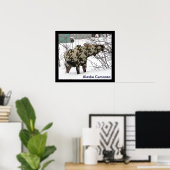 Poster Oie camouflée (Bureau à domicile)