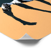 Poster Oie de la forêt nocturne (Coin)