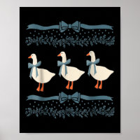 Oie de ruban bleu des années 1980 avec coeur