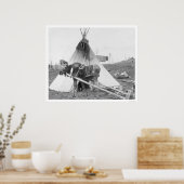 Poster Oie de travail Teepee 1916 (Cuisine)