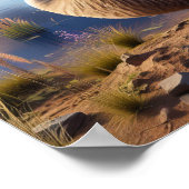 Poster Oie du Canada dans les terres humides tranquilles (Coin)