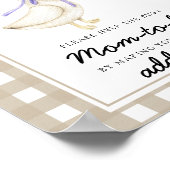 Poster Oie idiote - Aider la future maman occupée (Coin)