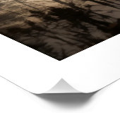 Poster Oie majestueuse dans l'affiche dorée de l'aube (Coin)