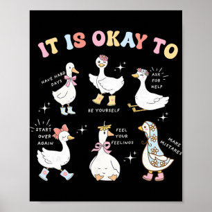 Poster Oie Ridicule Il Est Okay Pour La Santé Mentale Hom