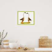 Poster Oies : Chinois Brown (Cuisine)
