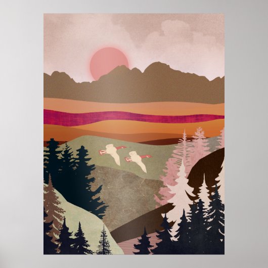 Poster Oies d'été (Devant)