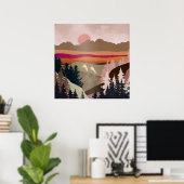 Poster Oies d'été (Bureau à domicile)