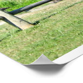 Poster Oies du lac au parc (Coin)