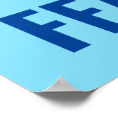 Poster Oigle sans peur Motivational Courage Artwork (Coin)