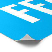 Poster Oigle sans peur Motivational Courage Artwork (Coin)