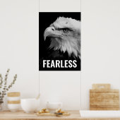 Poster Oigle sans peur Motivational Courage Artwork (Cuisine)