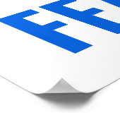 Poster Oigle sans peur Motivationnel Courage Pop Art (Coin)