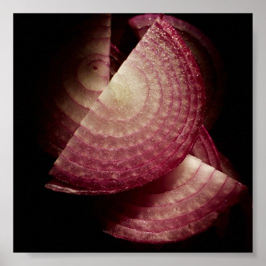 Poster Oignon rouge (Devant)