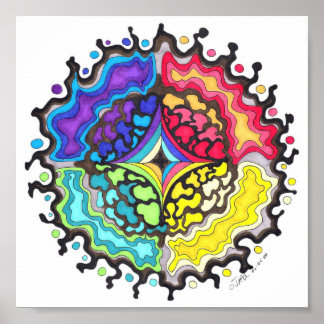 Poster OilslickMandala