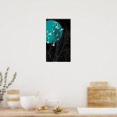 Poster oiseau à silhouette (Cuisine)