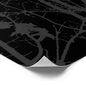 Poster oiseau à silhouette (Coin)