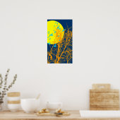 Poster oiseau à silhouette (Cuisine)