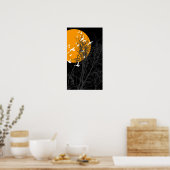 Poster oiseau à silhouette (Cuisine)