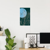 Poster oiseau à silhouette (Bureau à domicile)