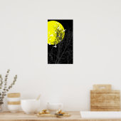 Poster oiseau à silhouette (Cuisine)