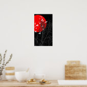 Poster oiseau à silhouette (Cuisine)
