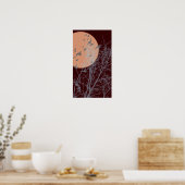Poster oiseau à silhouette (Cuisine)