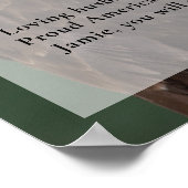 Poster Oiseau Aigle, Célébration de la vie, Photo de funé (Coin)