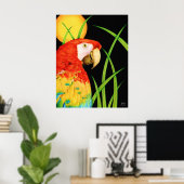 Poster Oiseau au paradis (Bureau à domicile)