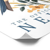 Poster Oiseau bleu de l'Est de New York États-Unis (Coin)