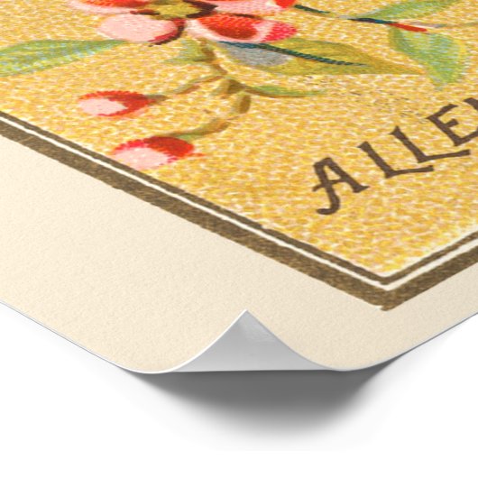 Poster Oiseau bleu, Ensemble de 8 (2 sur 8) Oiseau Galeri (Coin)